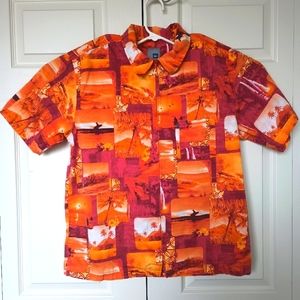 Quick silver zipper shirt